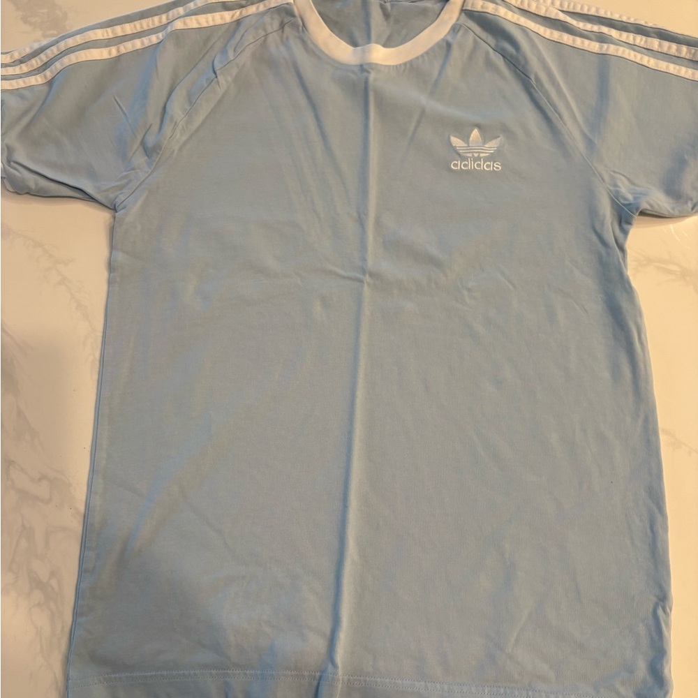 Men’s Adidas Light Blue T-Shirt